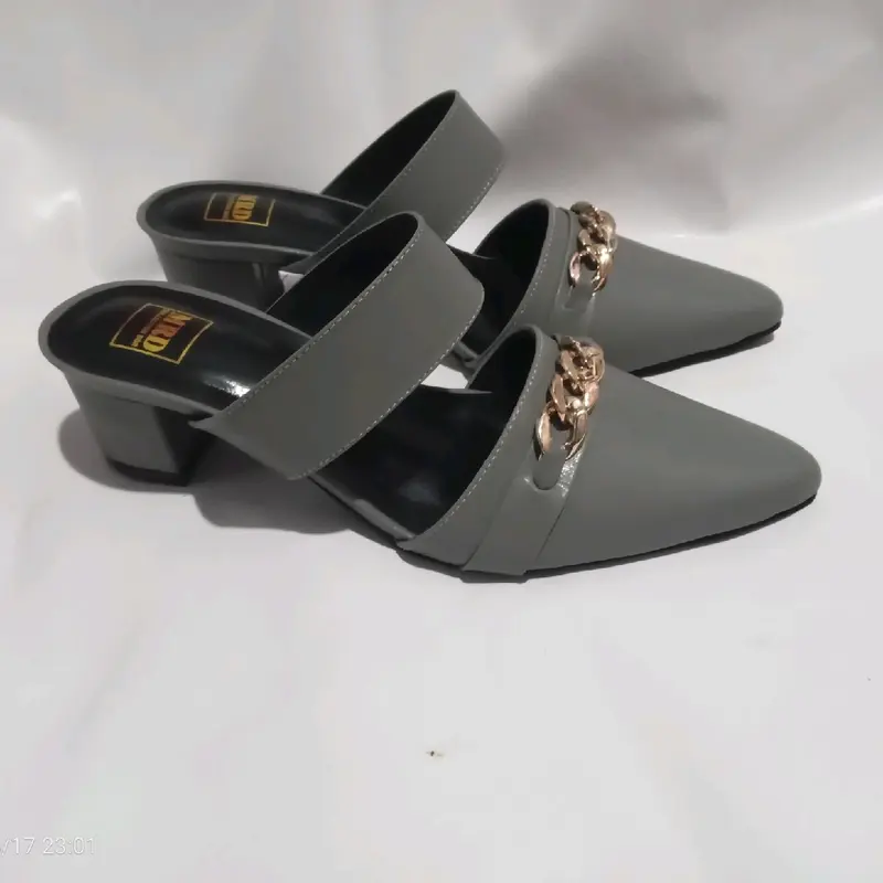 Sandal Heels Wanita 5cm Size 37 Sampai 44 Karet Shoes Selop Sendal 6