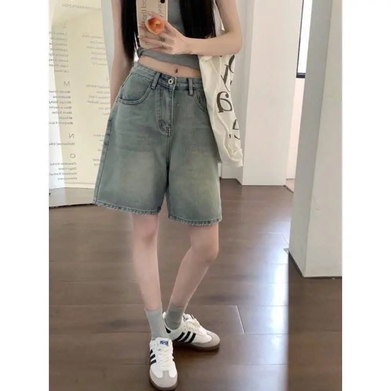 (S-2XL)M.O.C Jean Quần Jean Lửng 2Màu Siêu Xinh Hàng QCCC