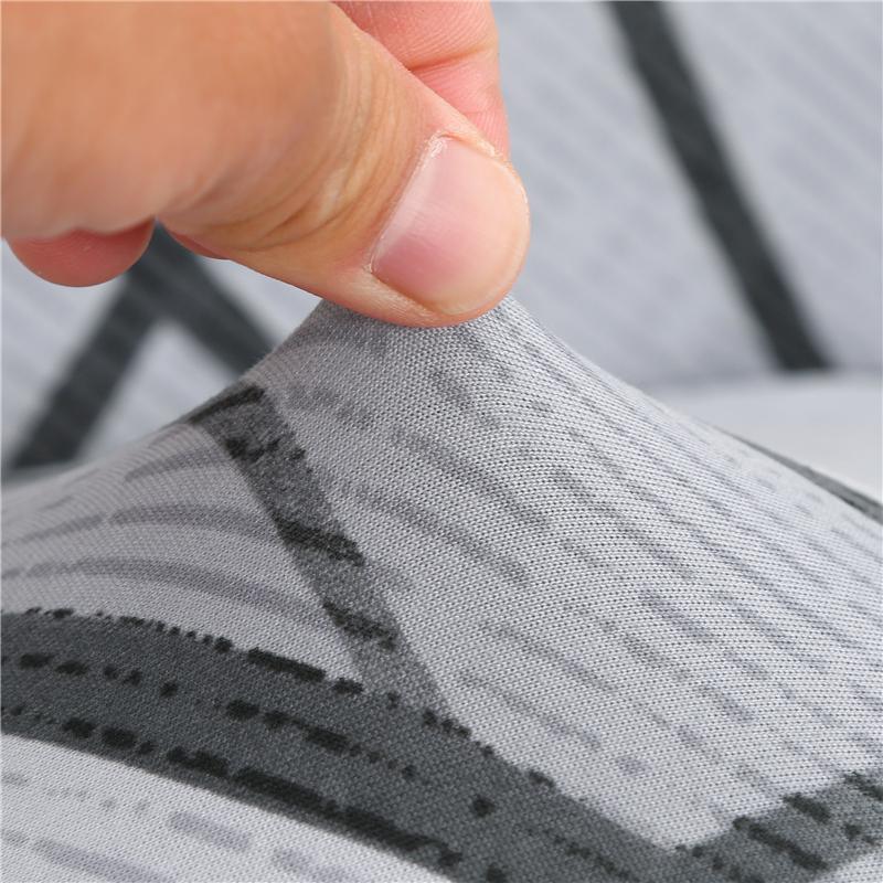 Geometric Pattern Chair Cover, 1/2/4/6 Counts Modern Simple Elastic Chair Slipcover, Dustproof Chair Protector for Home Dining Room Decor 4