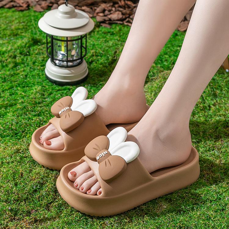 Dép Lê Nữ, Thiết Kế Dễ Thương, Thoải Mái Mùa Hè, Có Thể Đeo Ngoài Trời, Đế Dày, Thích Hợp Sử Dụng Trong Nhà, Chống Trượt, Thời Trang, Phong Cách Người Nổi Tiếng Trên Internet, Hàng Mới Về 0
