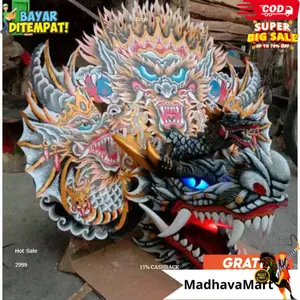 PROMO BARONGAN |Barongan Versi Devil Kayu Bonus Kemul Panjang Mahkota Tinggal Pakai Ukuran Anak