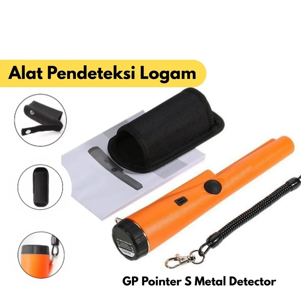 GP Pointer S Metal Detector Alat Pendeteksi Logam Detektor Emas Terpendam Metal BR094 Perak Deteksi