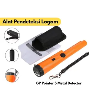 GP Pointer S Metal Detector Alat Pendeteksi Logam Emas Terpendam Detektor Metal Perak Deteksi BR094
