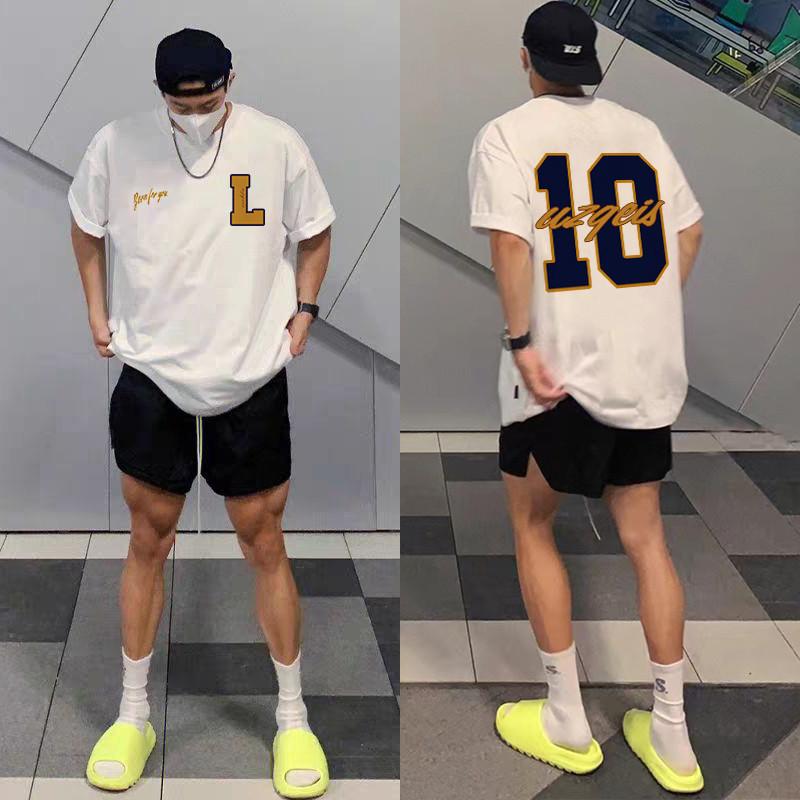 Áo Thun Đường Phố Họa Tiết Dành Cho Nam Giới Kiểu Áo Thi Đấu Hiphop Áo Mùa Hè Đường Phố Mỹ In Số Thời Trang Thời Trang Đường Phố 10