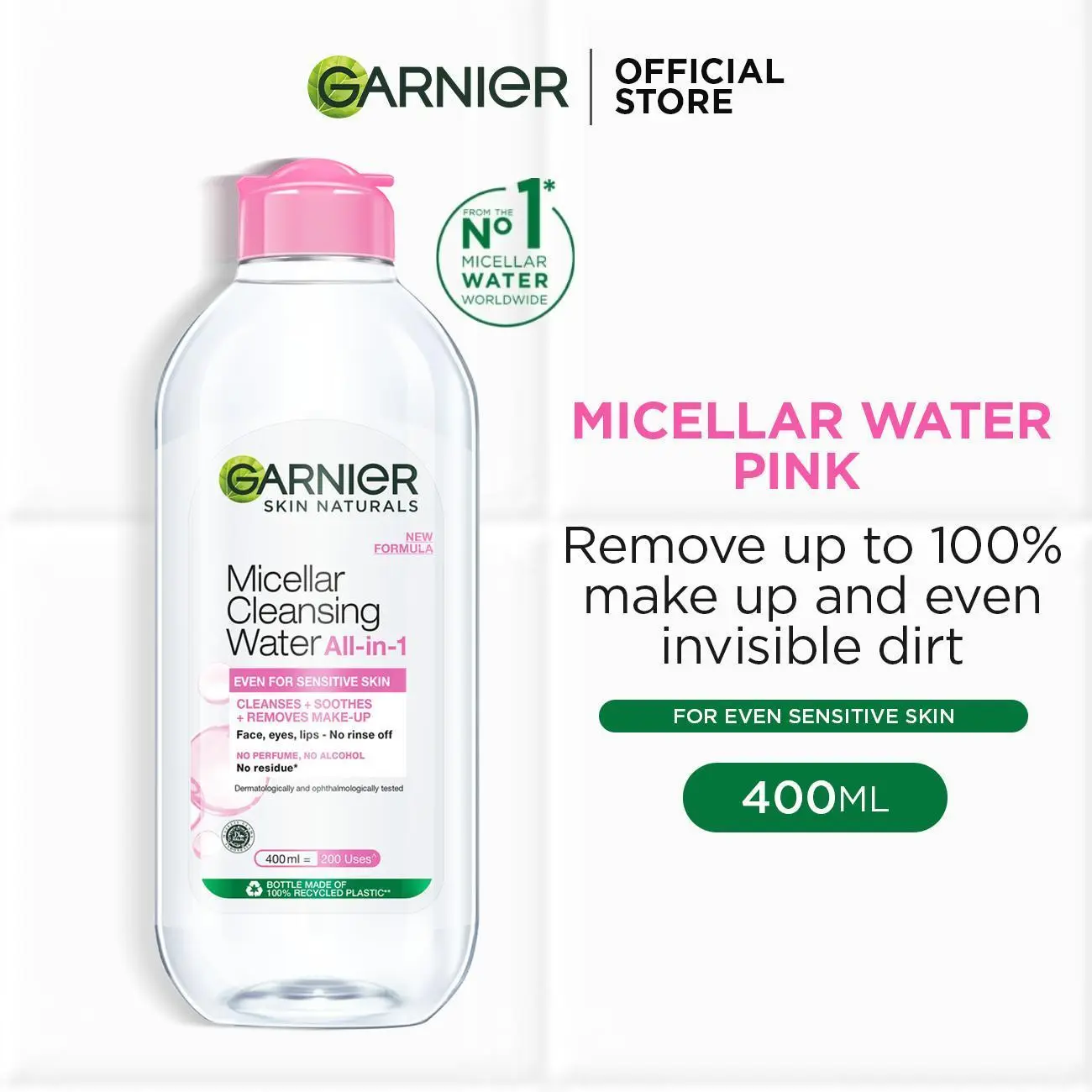 Garnier Micellar Cleansing Water Pink