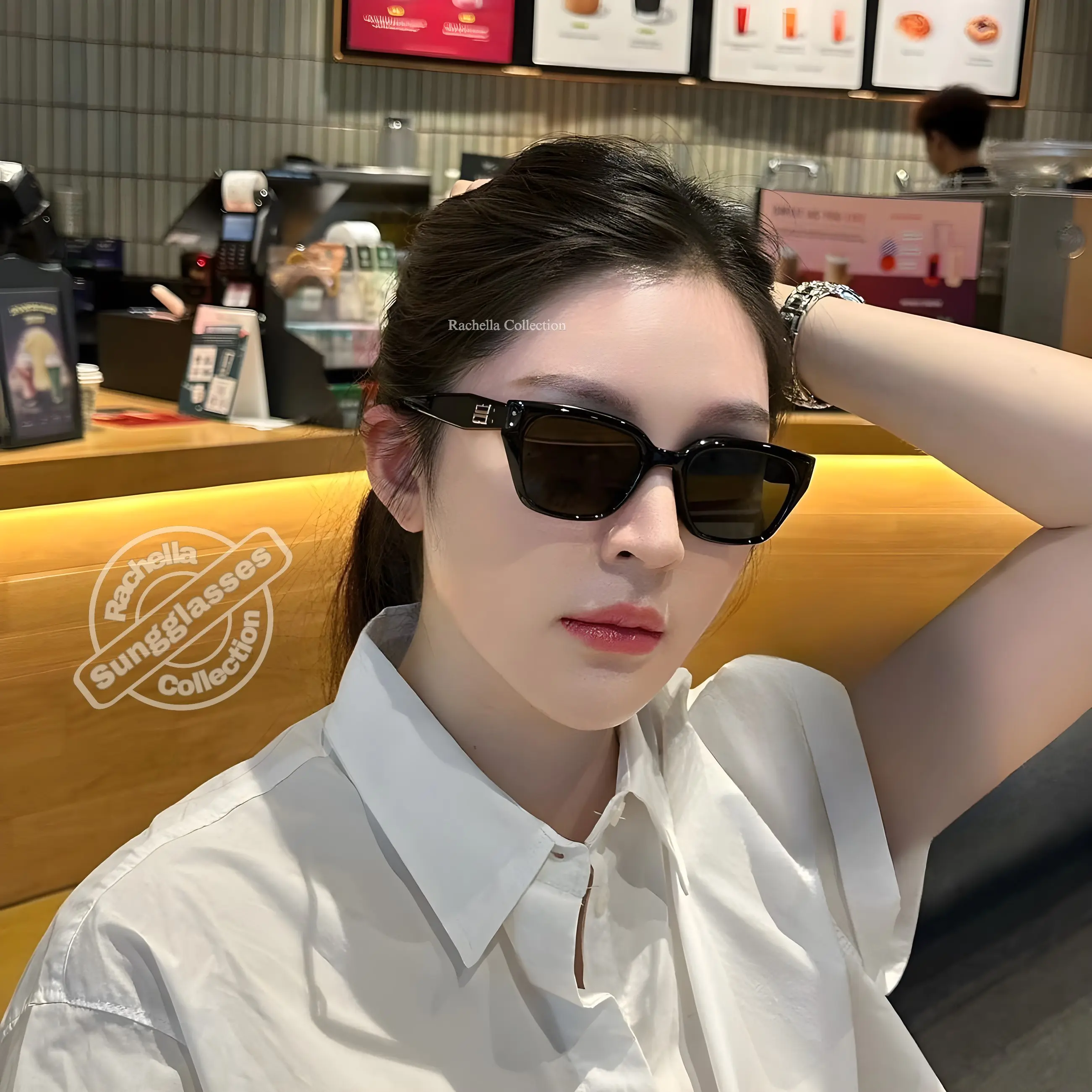 SALE !! Kacamata Hitam Fashion Korea GM NADA RC-0118 + Box & Hard Case Kacamata