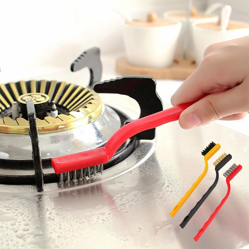 Bộ 3 cây chà bếp ga lông cứng Living C, bằng thép vệ sinh chuyên dụng đa năng 2