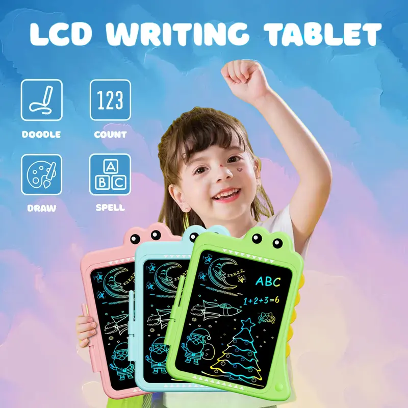 Cartoon Dinosaur Design LCD Writing Tablet, 1 Count Colorful Graffiti Board, Educational Toy for Kids, Learning Toy for Boys & Girls 5