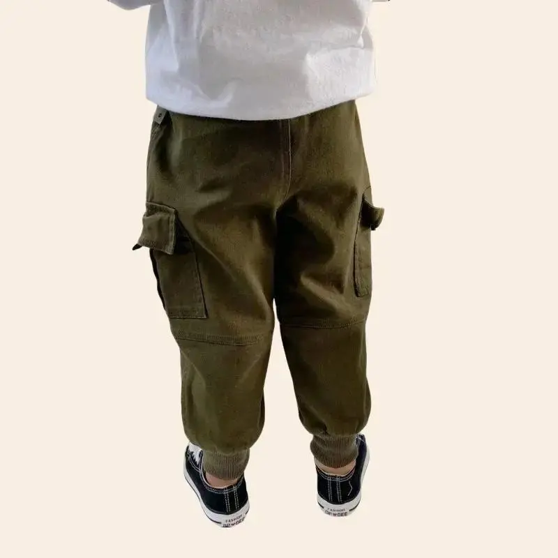 Quần kaki túi hộp bo gấu túi hộp cho bé trai size 8 đến 30kg mã 2 3