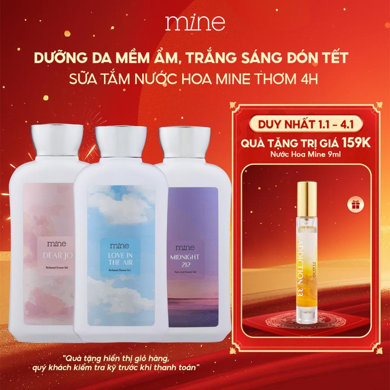  Sữa tắm Mine Perfumed Showergel 470g Hương thơm quyến rũ thư giãn giúp da mềm mịn dịu nhẹ dưỡng ẩm lưu hương lâu 