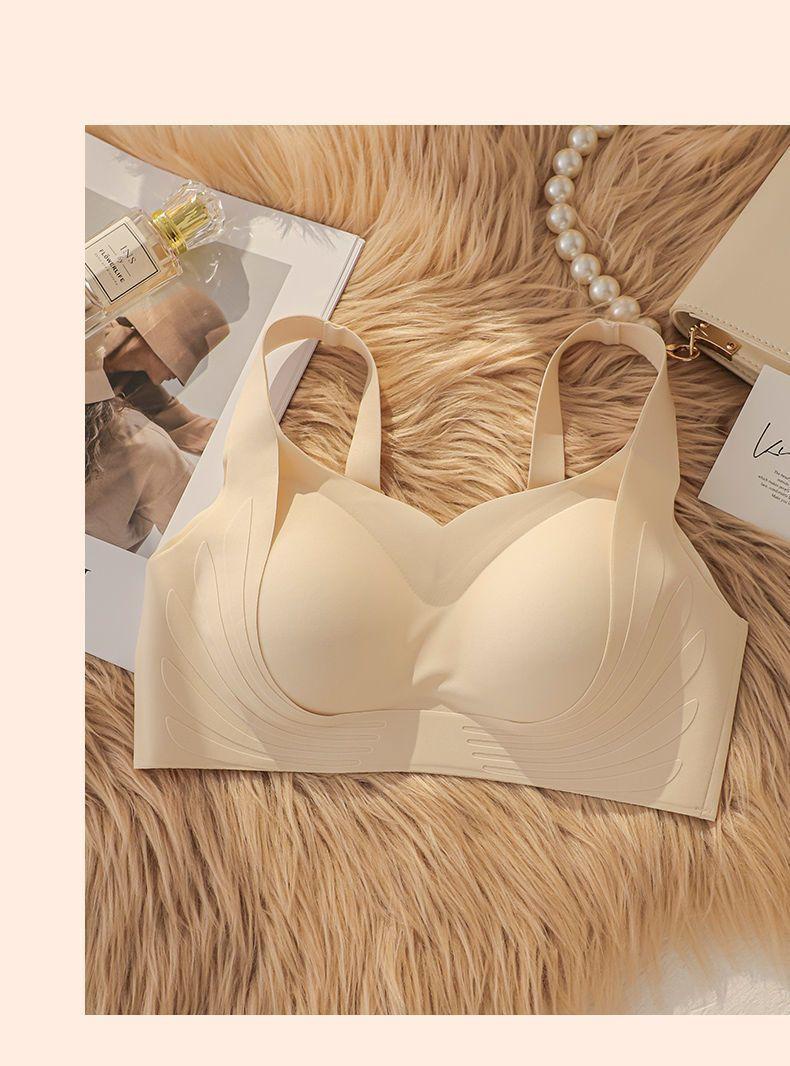 Product Introduction of Women's bra, sizes 34-40ABC CUP non-marking underwear, ladies anti-sagging, large chest show small chest, no steel ring sports gathered back, thin bra 19