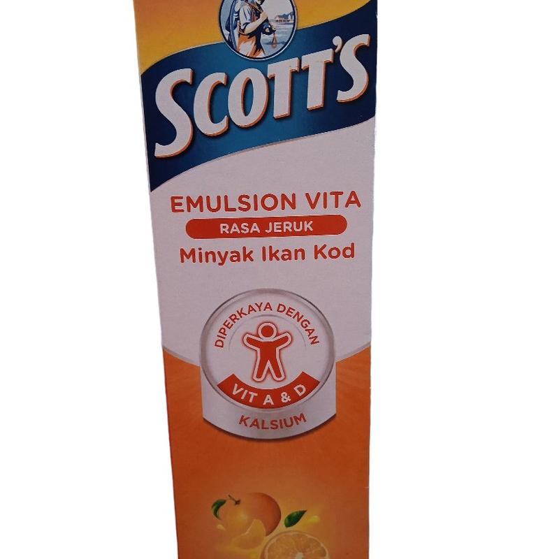 Scott Rasa Scott's emulsion vita rasa jeruk 400 ml - Shop | Tokopedia