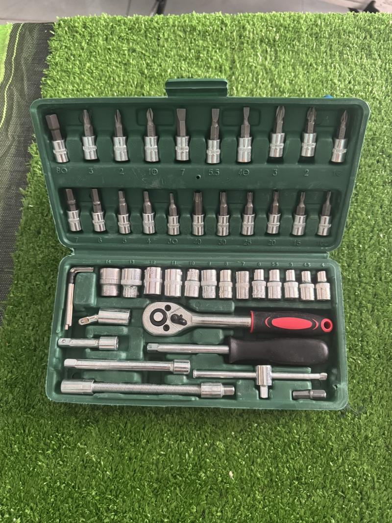 Product Introduction of ( Tặng Kìm Điện ) Bộ Dụng Cụ Sửa Chữa 46 Chi Tiết 1/4 Và 7 Cờ Lê  Yeet . 8