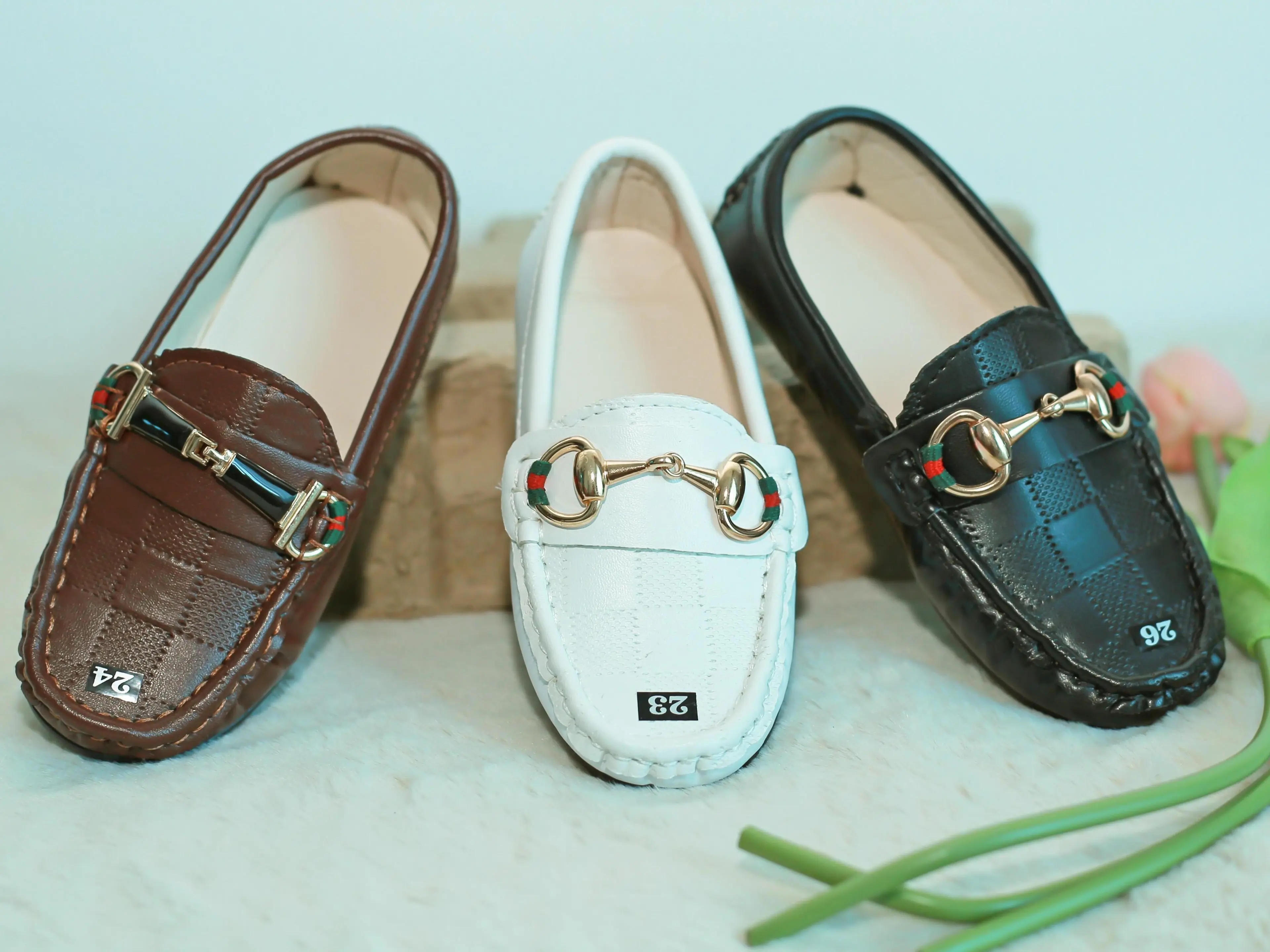 Giày Lười Da PU Mềm Nhẹ Cho Bé Trai 1-10 Tuổi [S21-35]