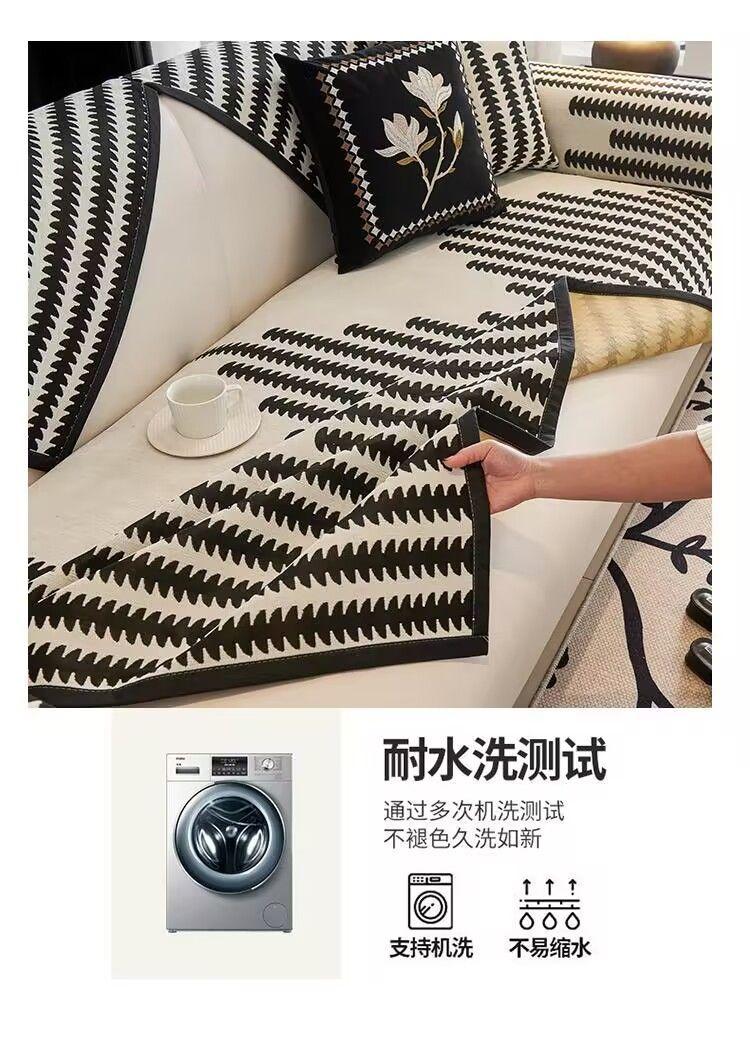 Product Introduction of 2024 New Chenille Sofa Cushion Four Seasons Simple Fashion Seat Cushion Non-slip Leather Sofa Cover Universal 8