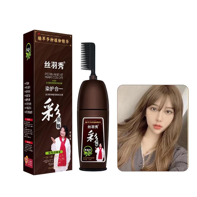 Product Introduction of Instant Coloring Shampoo Natural Black Color For Men Women Hair Dye Herbal Brown Purple Hair 22