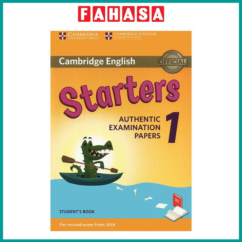  Sách - Cambridge English Starters 1 for Revised Exam from 2018 Student's Book 