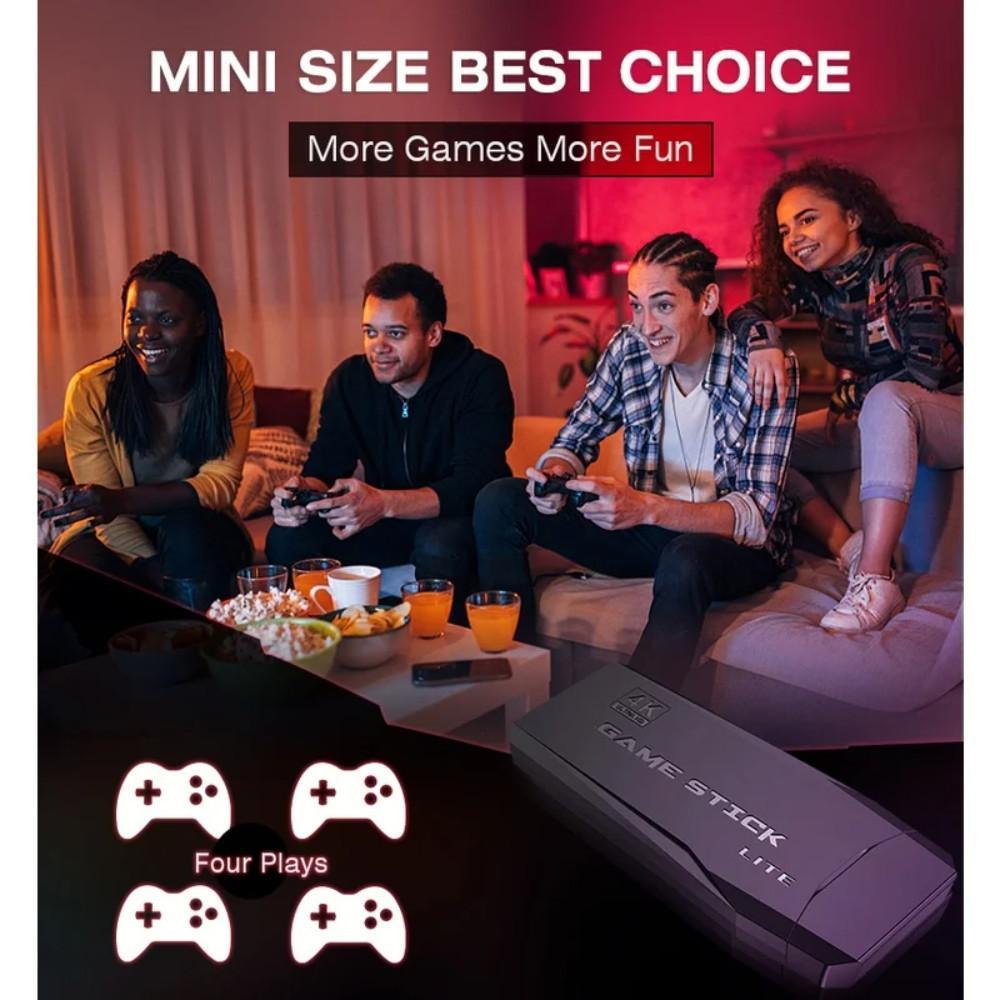 Video Game Console 2.4G Double Wireless Controller Game Stick 4K 10000 games 64GB/32GB Retro game