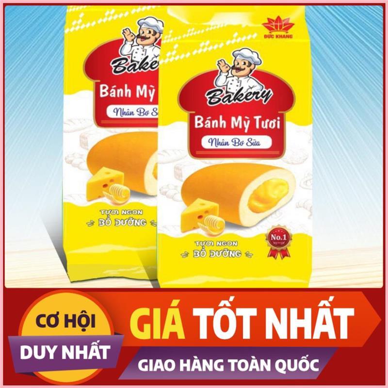 KOOKAIEJSHOP [Combo 3 gói] Bánh mỳ tươi Đức   nhân mứt dẻo 3 vị Bơ sữa - Phô mai - Sữa chua gói 200g 1