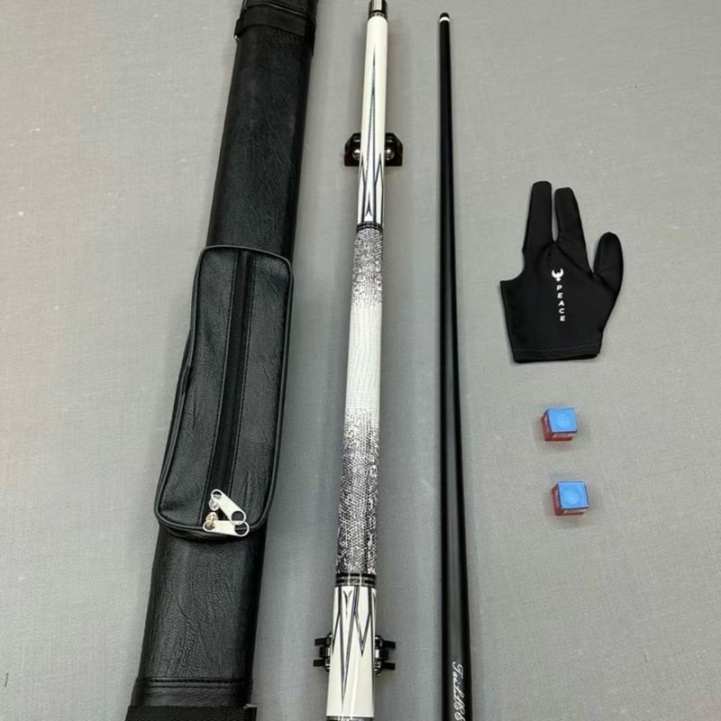  Cơ bida TL da kỳ đà  tặng kèm bao da và phụ kiện  Carbon  Gậy Bida bid a kt pro k ngọn đã lên tẩy kính trợ lực 