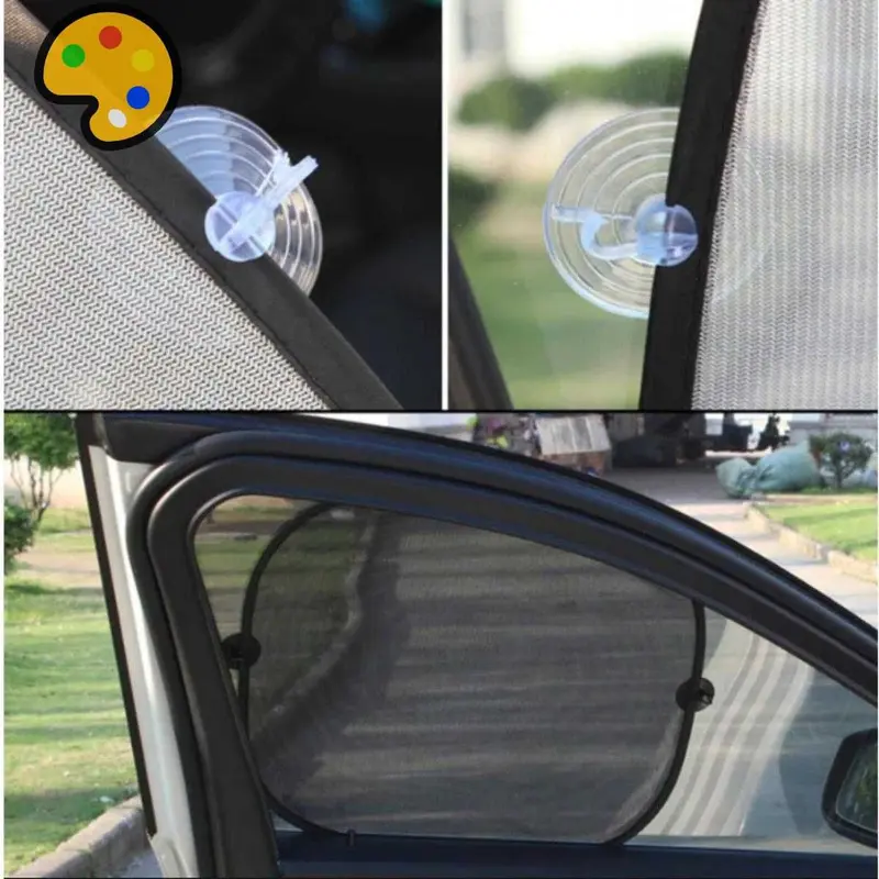 1/2/5pcs Set of Car Sunshade UV Protection Car Curtain, Car Window Sun Shield, Glass Protector Against Glare and Heat - Ideal for Car Owners and Resellers.pain 2