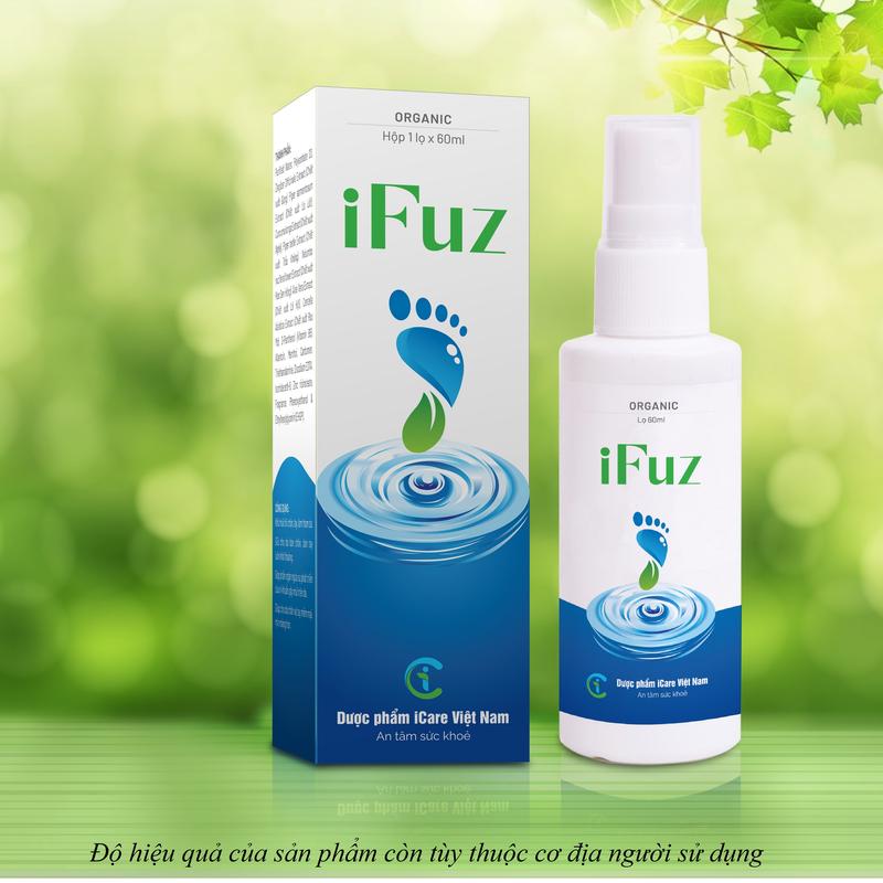 Xịt khử mùi hôi chân thối chân iFuz 60ml của CT TNHH DP iCare Việt Nam