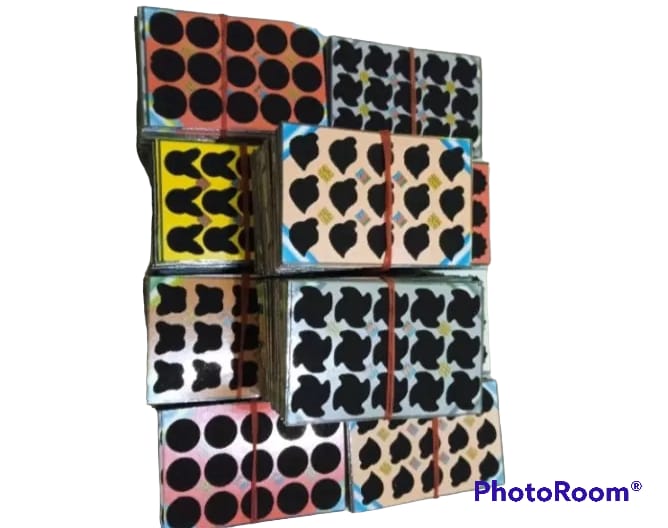 Gosokan Tengkorak 1000 pcs,15 titik, motif campur. Mainan Anak Toys