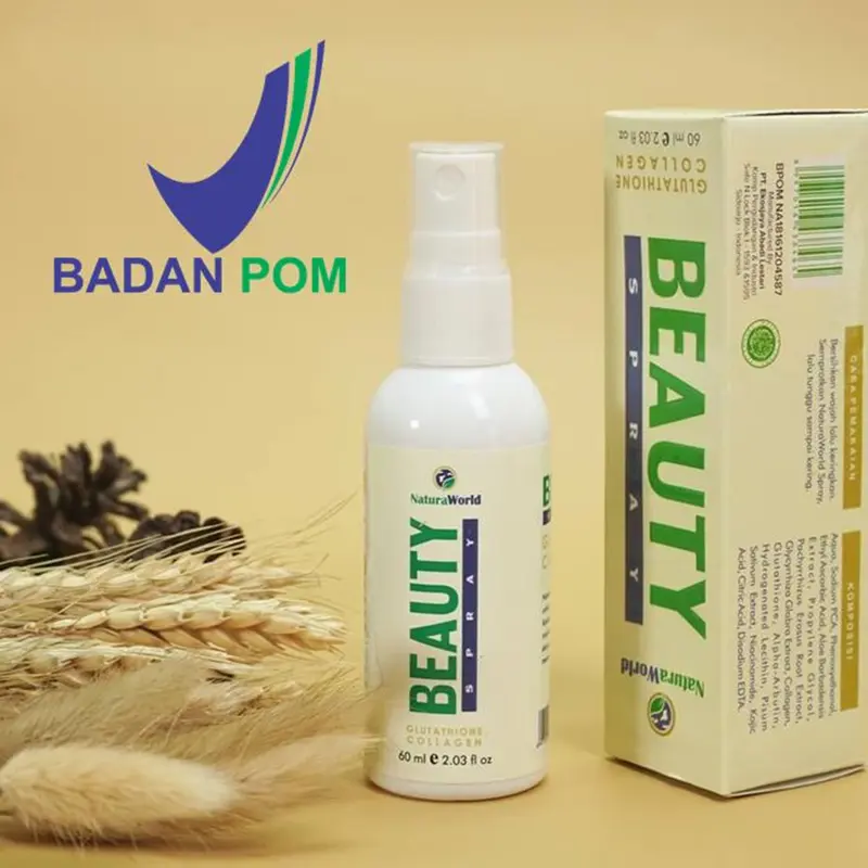Natura Beauty Spray 100% MULTIFUNGSI Cocok Untuk Pria & Wanita Wajah Glutathione 3