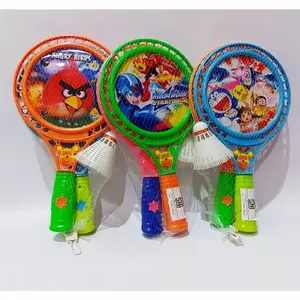 PROMO Cod Mainan Anak Set Raket Badminton Karakter Edukatif Anak Bulu Tangkis Plastik SNI