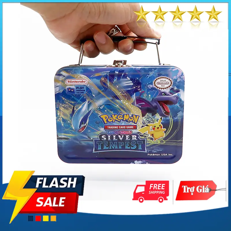 (FREE-SHIP) Bộ Thẻ Bài Chơi Pokemon TGG 324 Card Game Sun&Moon Hidden fates  Sưu Tập Đẹp Đọc Đáo Quà sinh nhật cho bé,quà trung thu-Quà giáng sinh 5