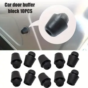 10Pcs Durable Karet Stoper Pintu Mobil Damper Penyangga Peredam Suara Pintu Mobil Universal Gasket Karet Peredam Kejut Pintu Mobil Tahan Lama