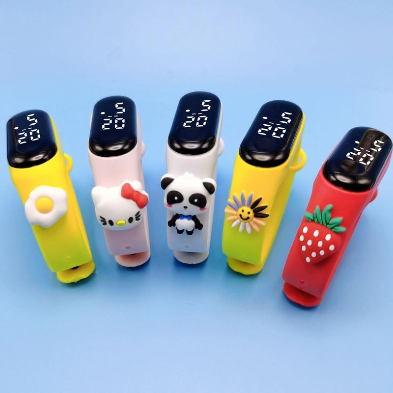 Product Introduction of New Children Sports Smart Watch Outdoor Silicone Bracelet Electronic Watch Kids Cartoon Bracelet Digital Watches Toy Boys Girls Gift 6
