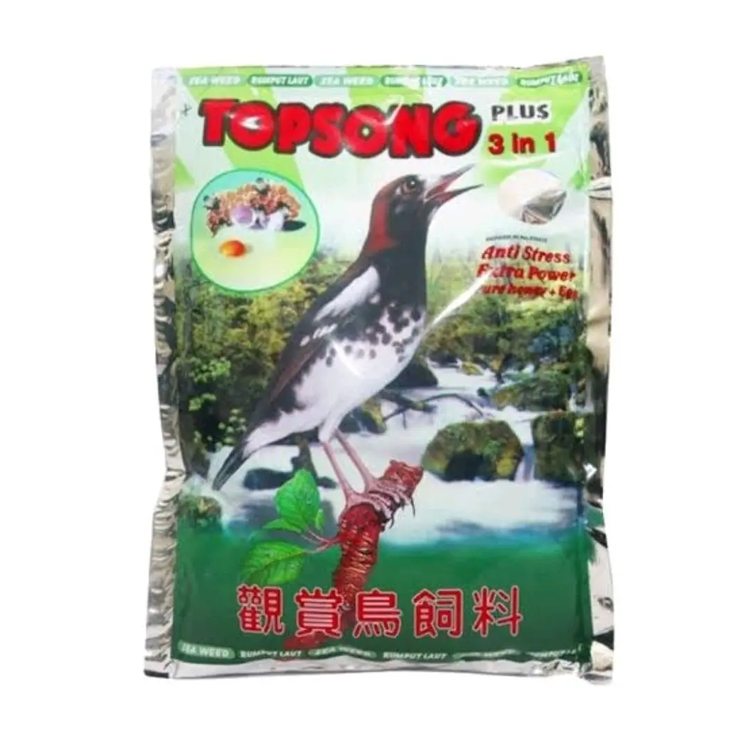 VOER TOP SONG PLUS 3IN1 HIJAU RUMPUT LAUT SEAWEED 400GR