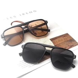 FS Retro Aviator Sunglasses Unisex UV Kaca Mata Lelaki Perempuan Gaya Vintage Streetwear TikTok Malaysia Trending Look Cermin Mata Hitam