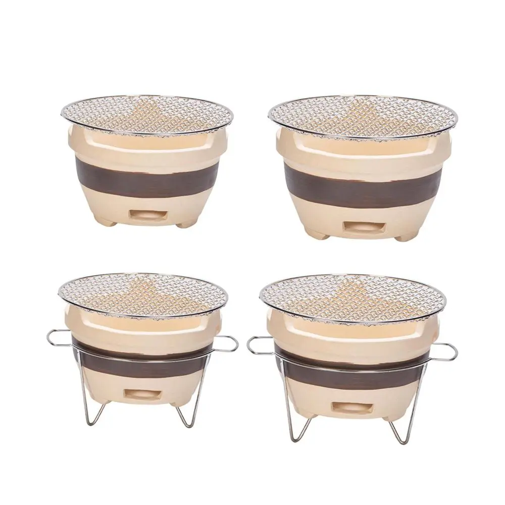 Clay Stove Multifunctional Pottery Barbecue Stove for Garden Picnic Hiking