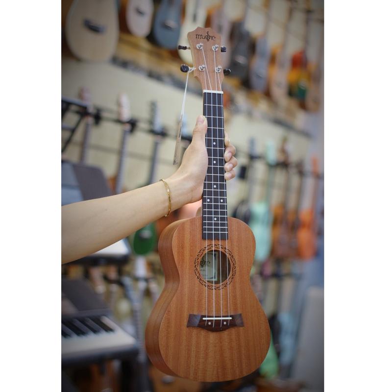 Đàn Ukulele Music Concert - Gỗ Mahogany - Chính Hãng Music - 4 dây - size 23inch - guitar  - Đồ Chơi