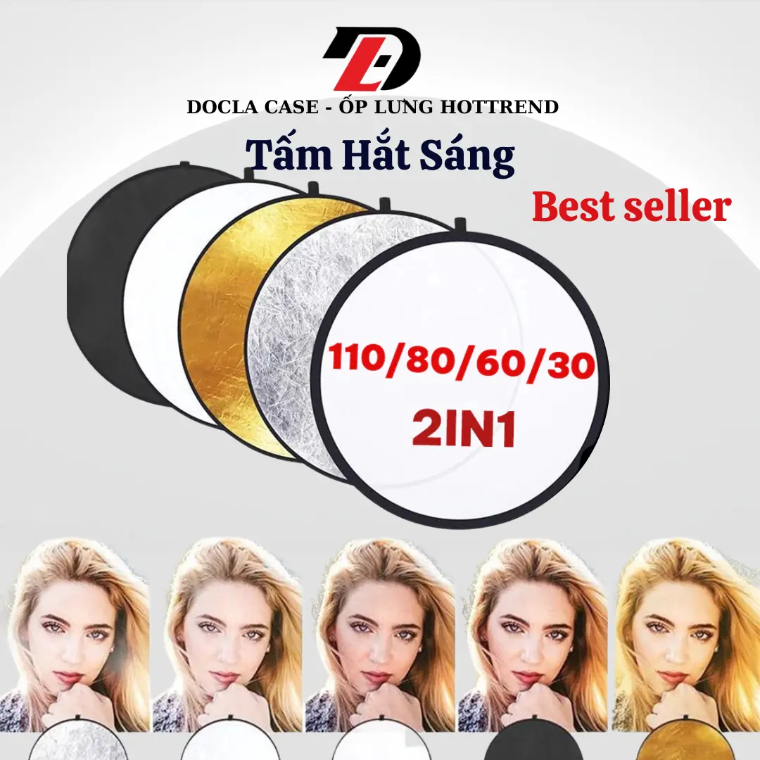 Tấm Bạt Phản Quang Tấm Hắt Sáng 110cm 80cm 60cm 30cm Tản Sáng Chụp Hình Quay Phim studio Nhiều Size Chuyên Dụng