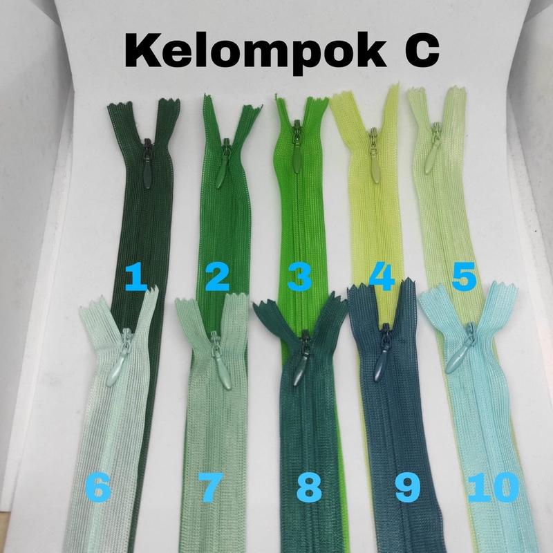 Alat Jahit Sleting Resleting Jepang 25 cm/10" inch 2