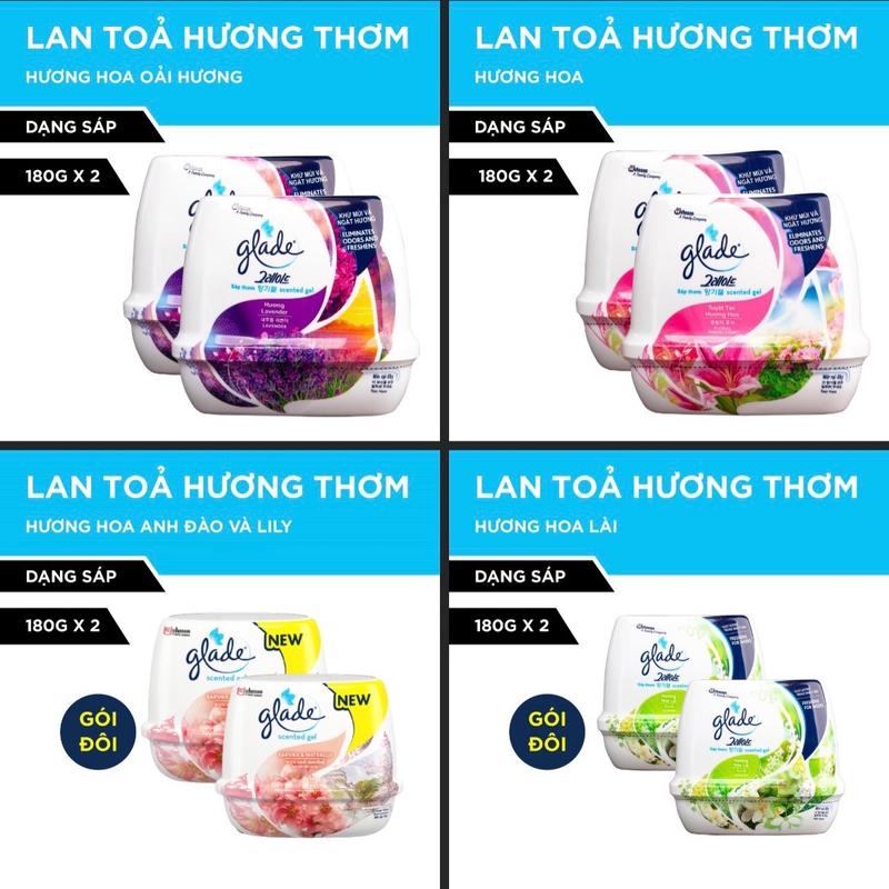 Combo 2 Sáp thơm phòng Glade nhập khẩu Thái Lan tiết kiệm hơn Dầu Thơm Phòng sap thomkhumui