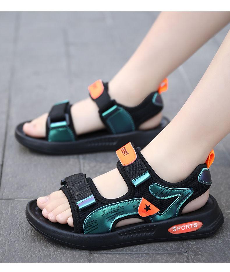 Product Introduction of ABC PEAC Boys' Sandals 2025 Summer New Soft Sole Non-Slip Boys' Sports Beach Shoes For Big Kids 22