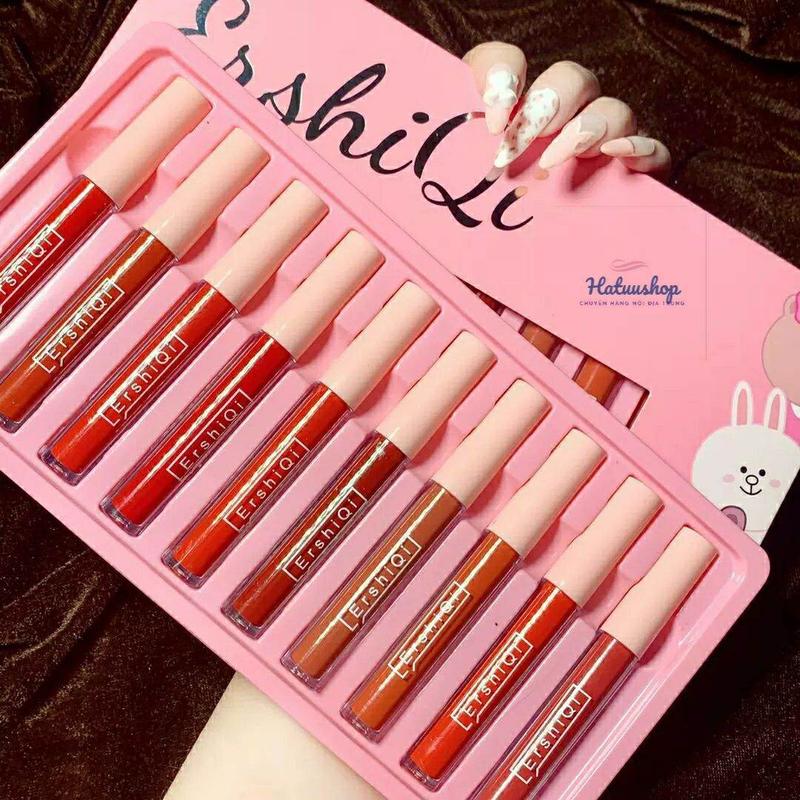 set son 10 hồng đậm hàng nội địa trung