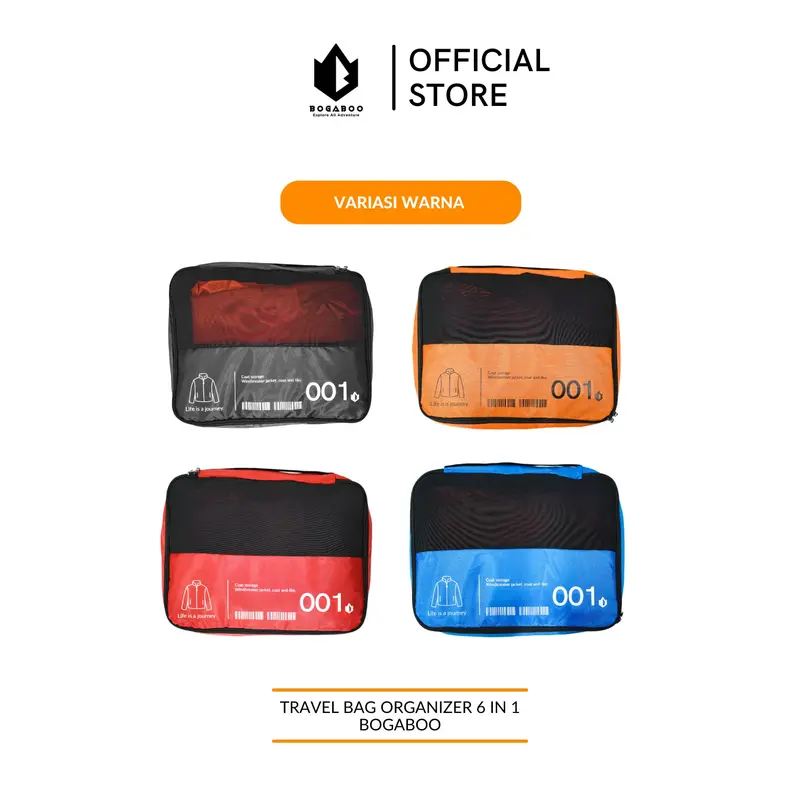 BISA COD TAS TRAVEL ORGANIZER  6 in 1 BOGABOO - LUGGAGE BAG - STORAGE BAG - LAUNDRY BAG - PENYIMPANAN PAKAIAN 4