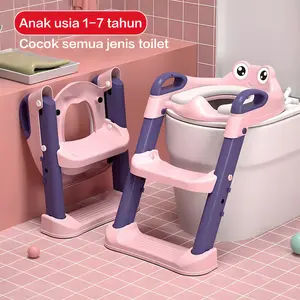 Starlight Tempat Belajar Buang Air Tangga Toilet Duduk Anak Training Tangga Portable Potty Seat Closet Duduk Anak HSB788