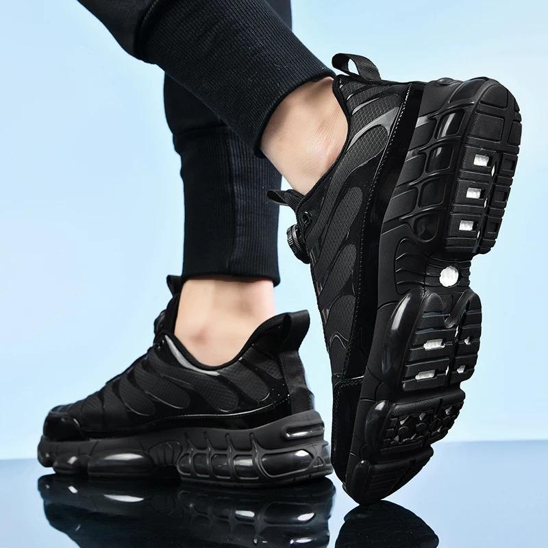 Custom Men Fashion Casual Sports Sneakers Rotary Knob Easy Wearing Lightweight Blank Running Walking Shoes for Women Trainers Training_voghion.com