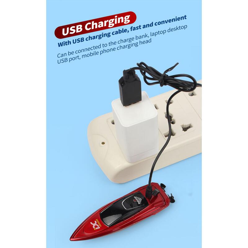 Product Introduction of RC Children's Mini Remote Control Boat Speedboat Summer Swimming High Speed Rowing Submarine Toys for Boys Children Gift 38