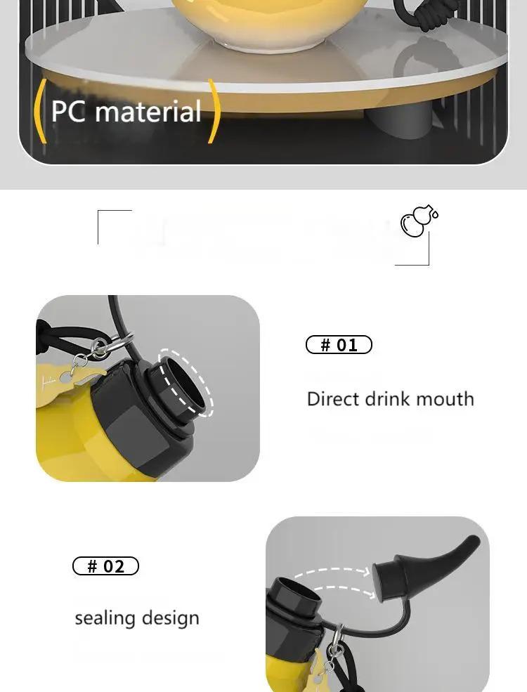 Product Introduction of Eco-Friendly 800ml BPA FREE Gym Clear Tritan Drinking Plastic Sports Water Bottle with Gourd shape Black Myth: Wukong Drinkware Tumbler 3