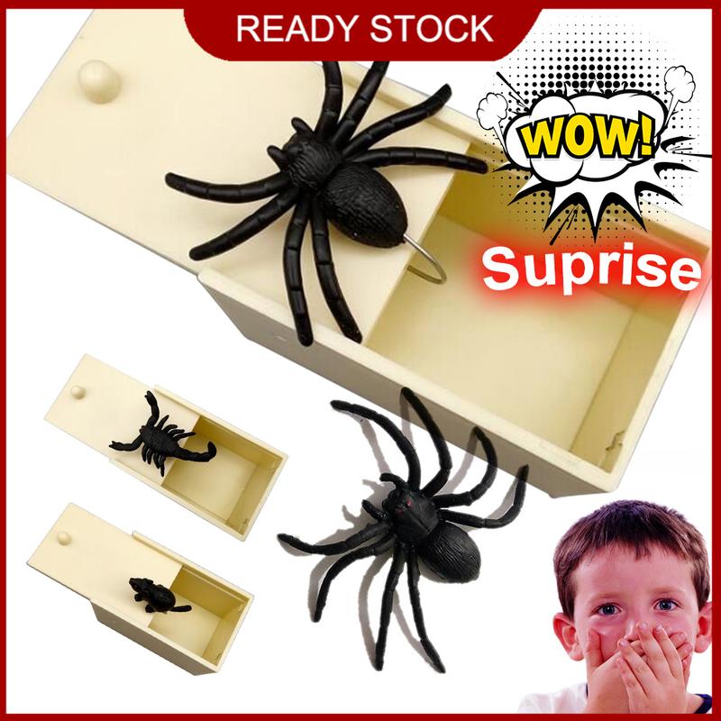 MOU Magic Scary Spider/Mouse/Scorpion Prank Box Joke Gag Trick Play ...