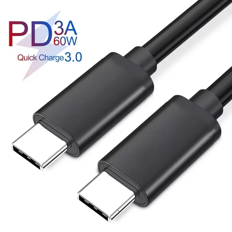 Dây Sạc Nhanh Samsug 60w C to C , dây cao su dài 1m , hỗ trợ sạc nhanh cho điện thoại , laptop . Bảo hành lỗi 1 đổi 1 Phone