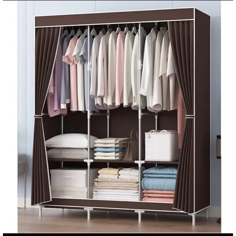 Tủ vải 3 buồng đựng quần áo