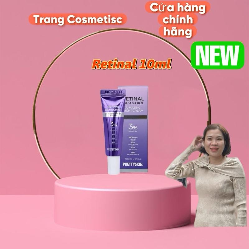 Retinal kem đêm PRETTYSKIN  10g-30g-50g HÀNG CÔNG TY TEM PHỤ